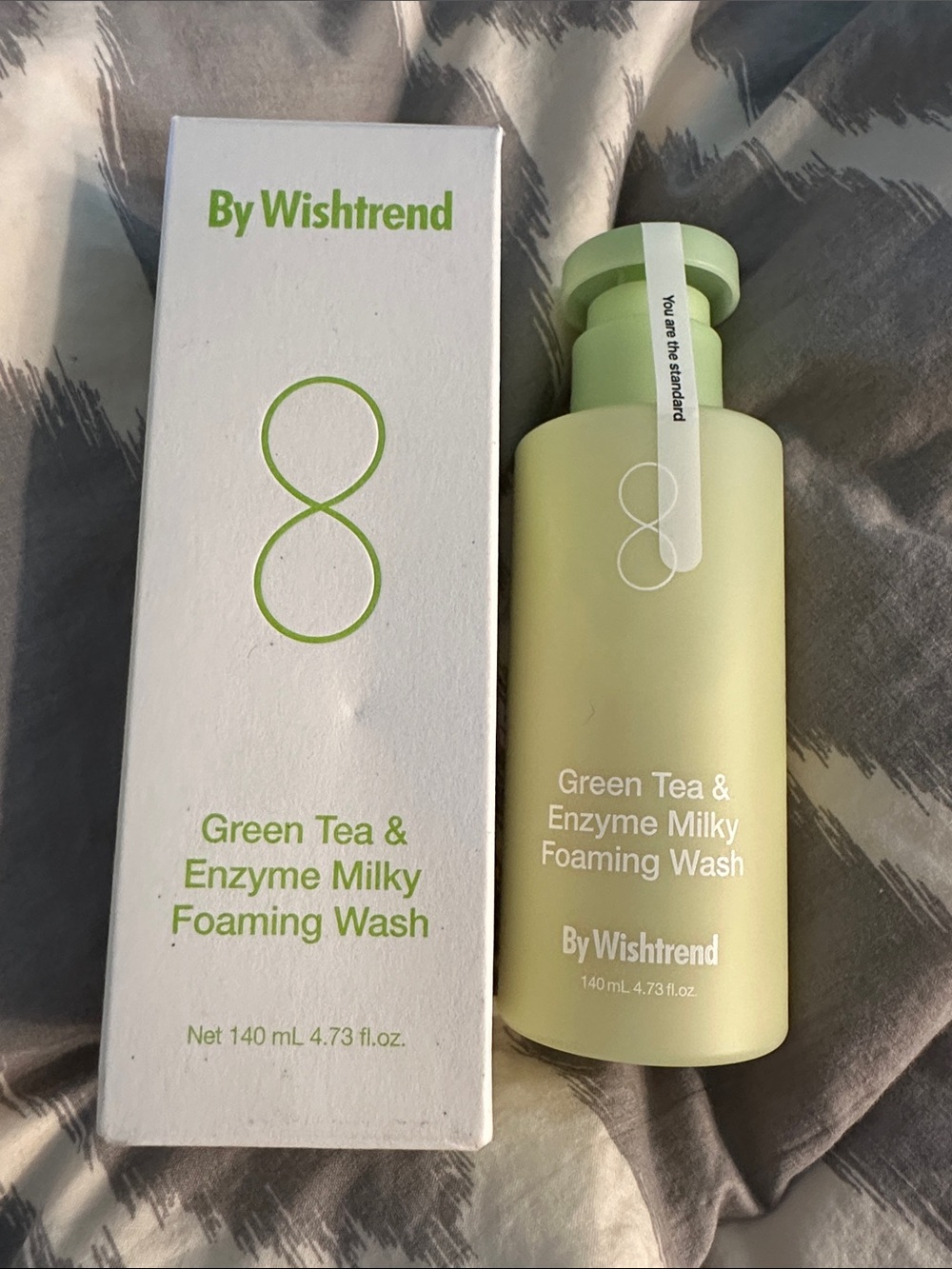 By Wishtrend Green Tea & Enzyme Milky Foaming Wash - 4.73 fl oz - sealed